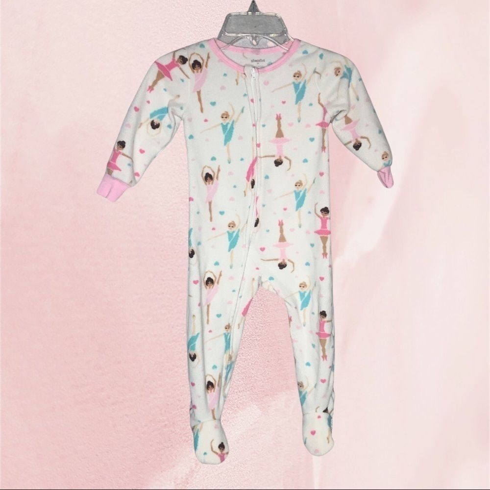 Absorba Fleece Footsie Pajamas, Sleeper, Size 2T